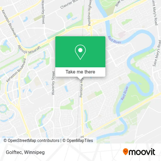Golftec map