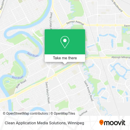 Clean Application Media Solutions map