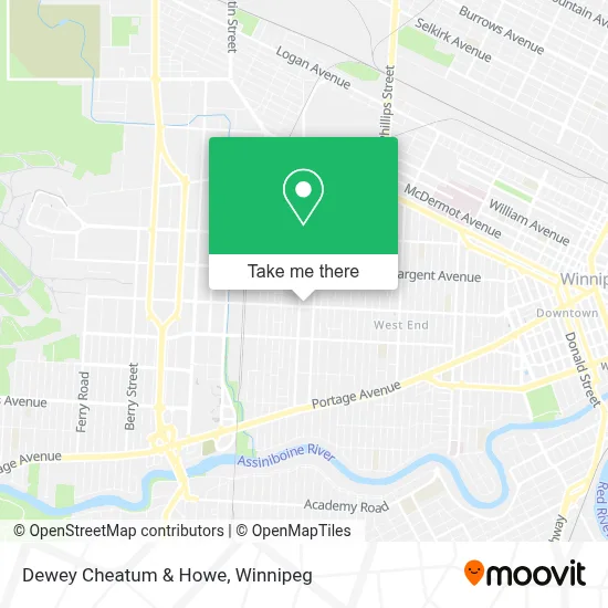 Dewey Cheatum & Howe map