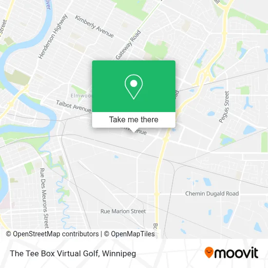 The Tee Box Virtual Golf map