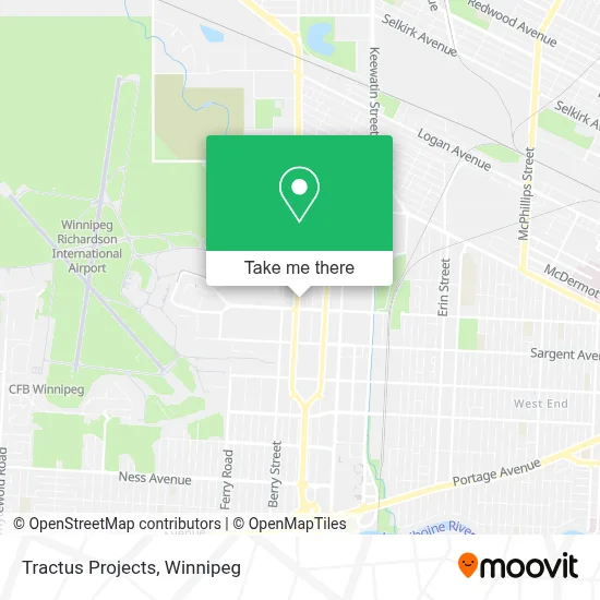 Tractus Projects map
