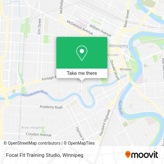 Focal Fit Training Studio map