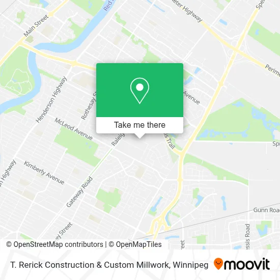 T. Rerick Construction & Custom Millwork map
