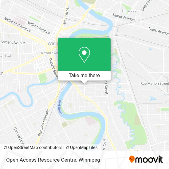 Open Access Resource Centre map