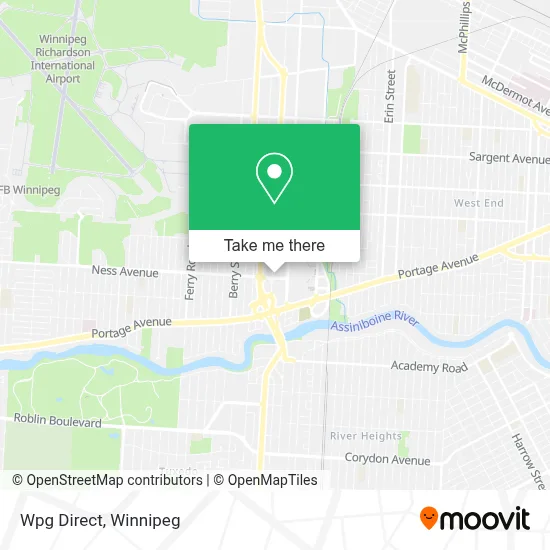 Wpg Direct map