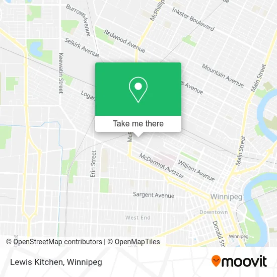 Lewis Kitchen map