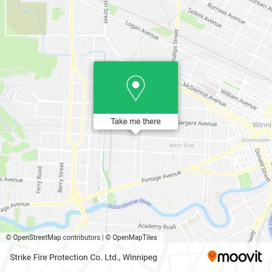 Strike Fire Protection Co. Ltd. map
