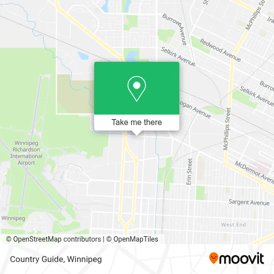 Country Guide map