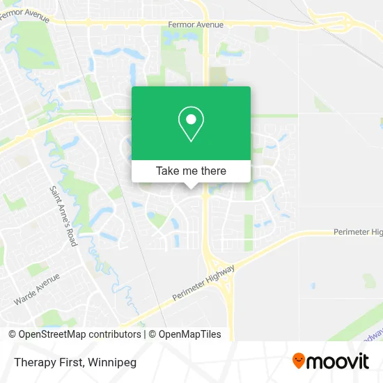 Therapy First map