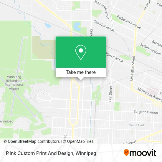 P.Ink Custom Print And Design map