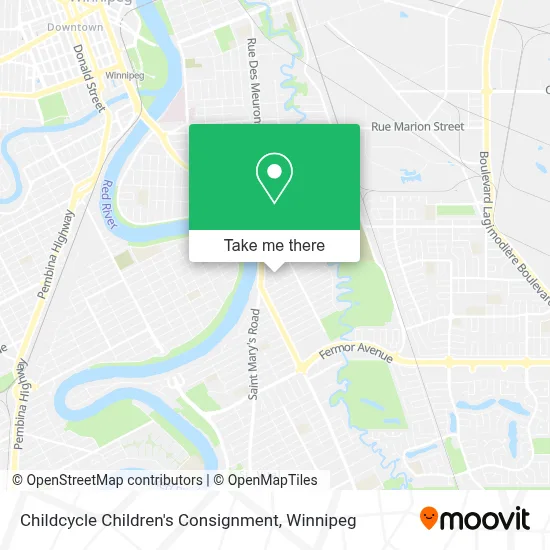 Childcycle Children's Consignment map