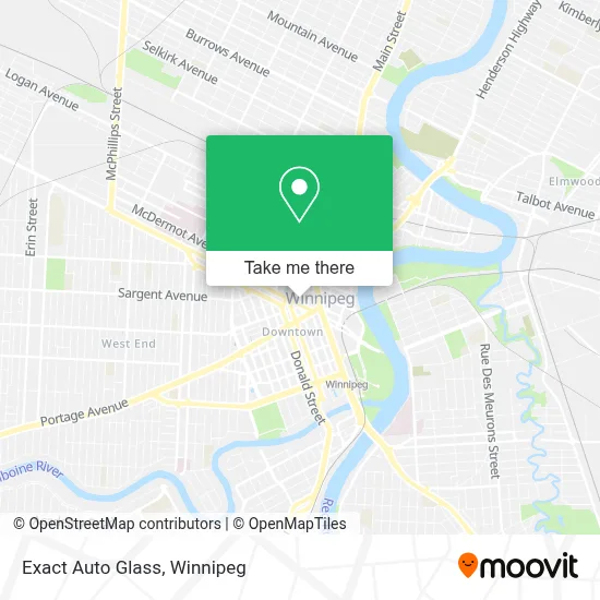 Exact Auto Glass map