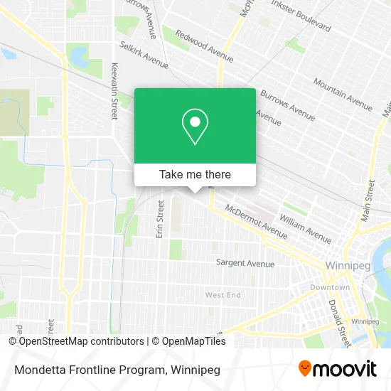 Mondetta Frontline Program map