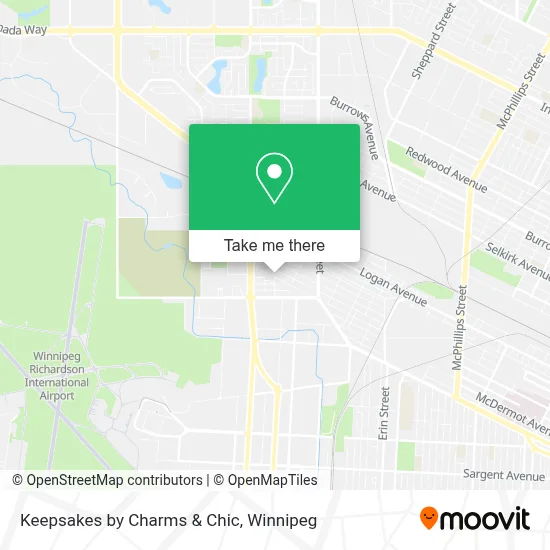Keepsakes by Charms & Chic map