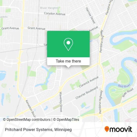 Pritchard Power Systems map