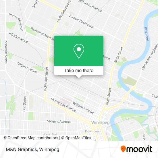 M&N Graphics map