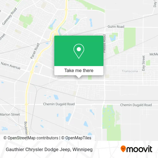 Gauthier Chrysler Dodge Jeep map