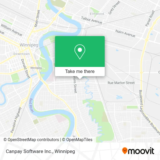 Canpay Software Inc. map