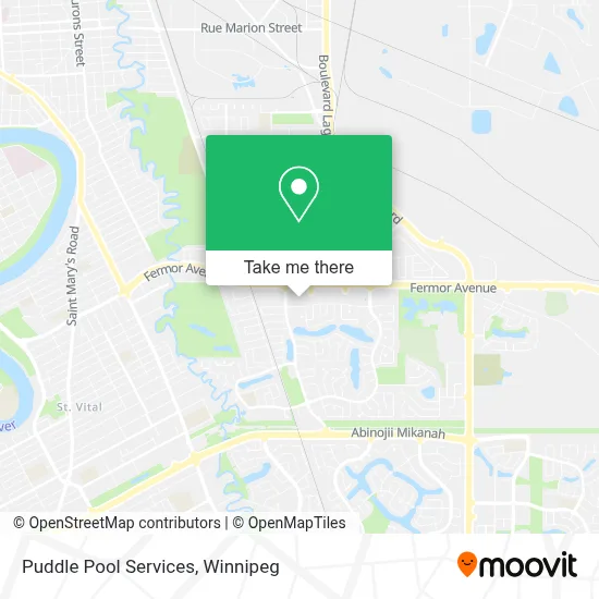 Puddle Pool Services map
