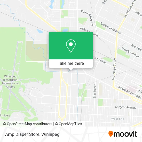 Amp Diaper Store map