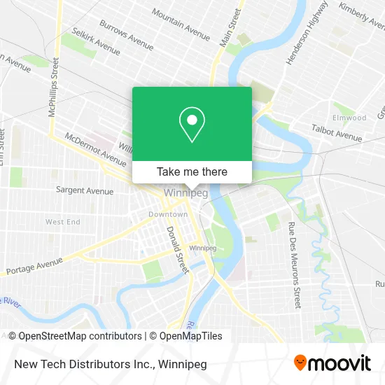New Tech Distributors Inc. map