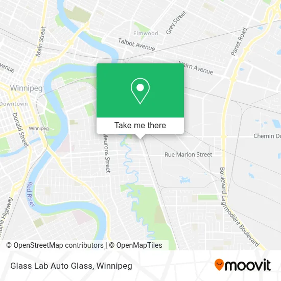 Glass Lab Auto Glass map