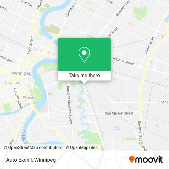 Auto Excell map