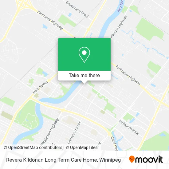 Revera Kildonan Long Term Care Home map