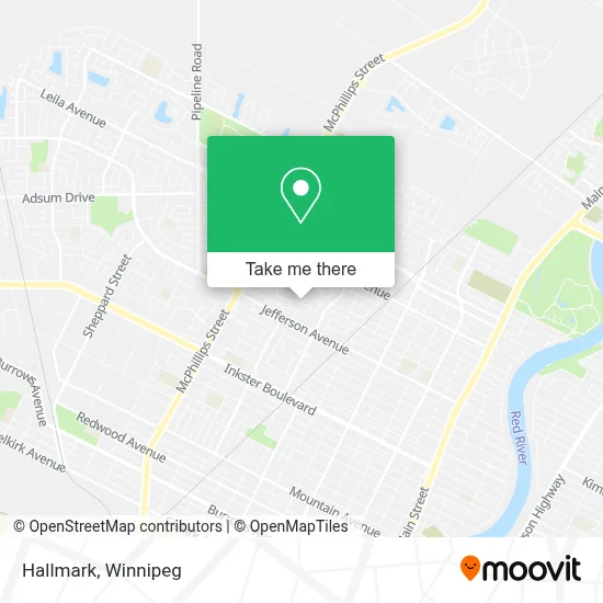 Hallmark map