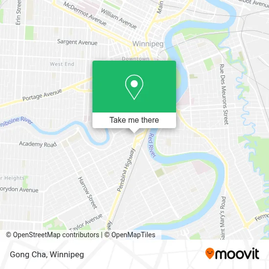 Gong Cha map
