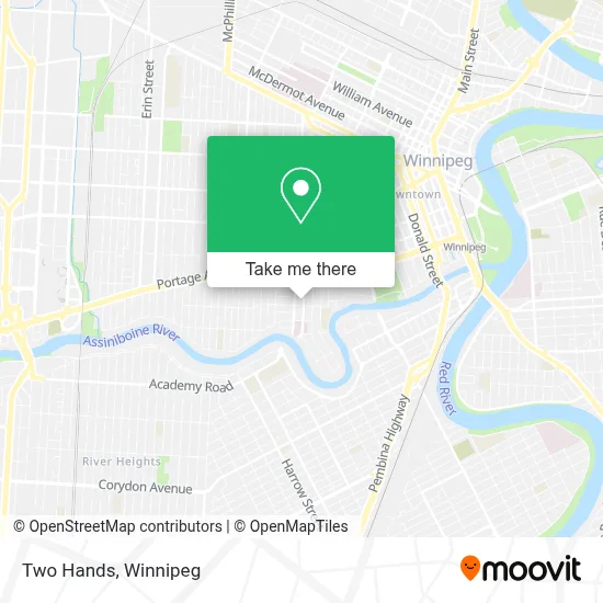Two Hands map