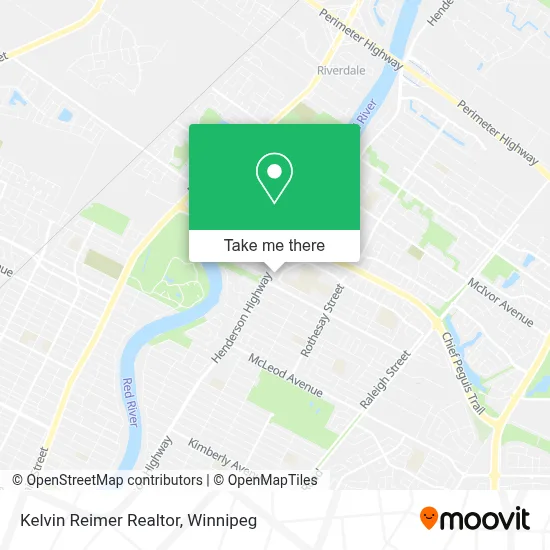 Kelvin Reimer Realtor map