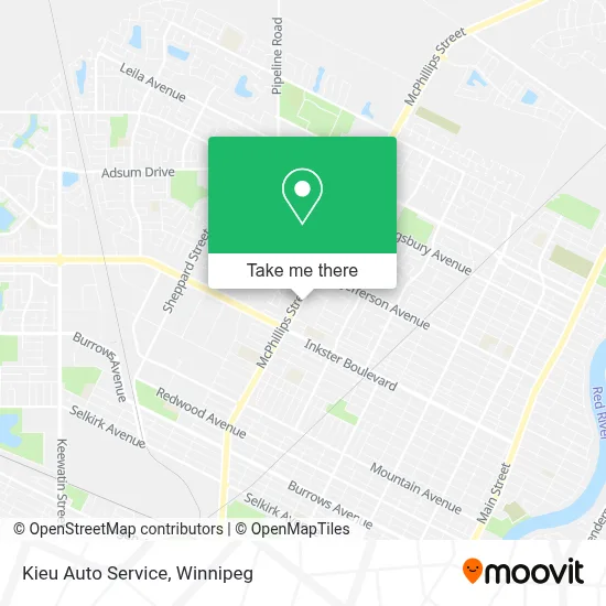 Kieu Auto Service map