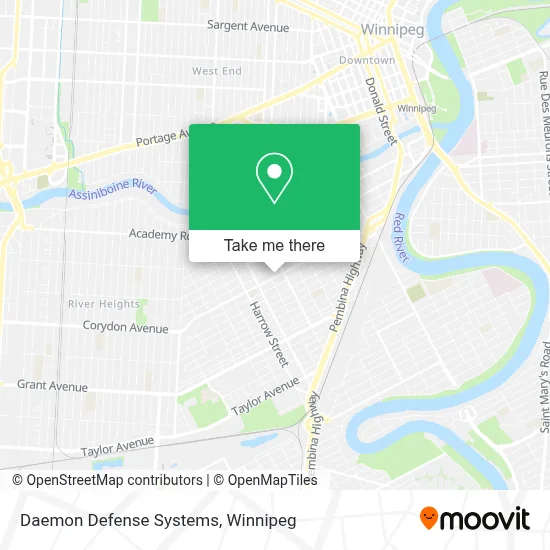 Daemon Defense Systems map