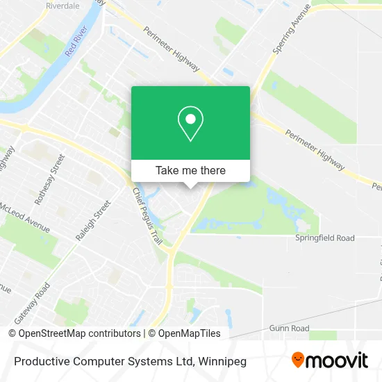Productive Computer Systems Ltd map