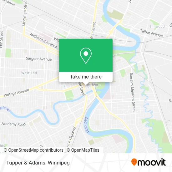 Tupper & Adams map