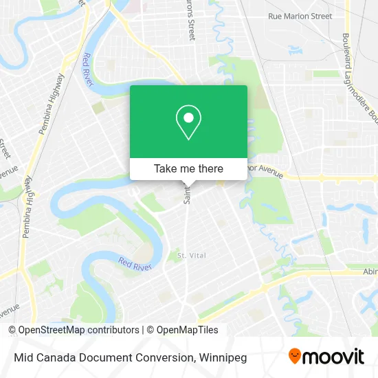 Mid Canada Document Conversion map