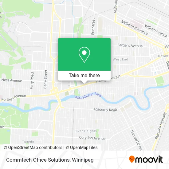 Commtech Office Solutions map