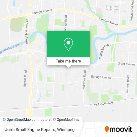 Jon's Small Engine Repairs map