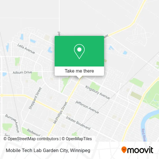 Mobile Tech Lab Garden City map