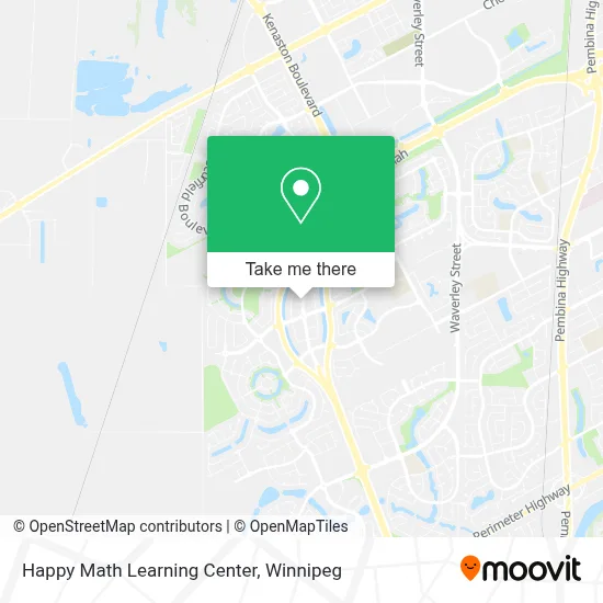 Happy Math Learning Center map