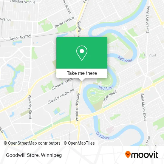 Goodwill Store map