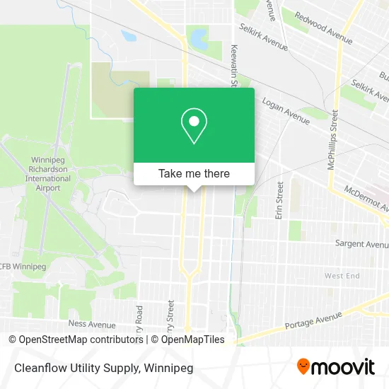 Cleanflow Utility Supply map