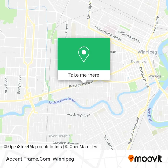 Accent Frame.Com map
