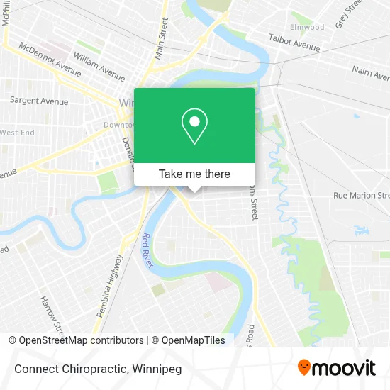 Connect Chiropractic map