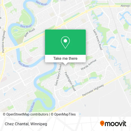 Chez Chantal map