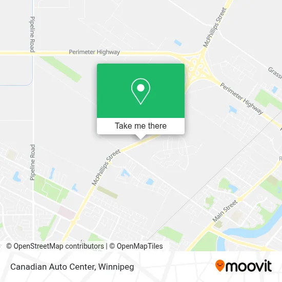 Canadian Auto Center map