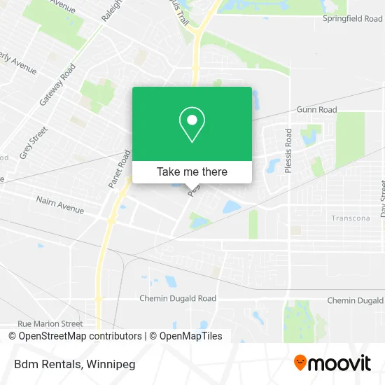 Bdm Rentals map