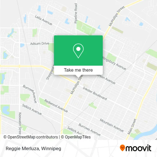 Reggie Merluza map