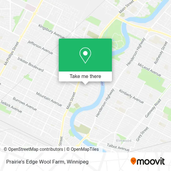 Prairie's Edge Wool Farm map